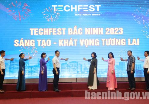 Khởi động Ngày hội cuộc thi khởi nghiệp đổi mới sáng tạo tỉnh Bắc Ninh năm 2023 (Techfest Bac Ninh 2023)